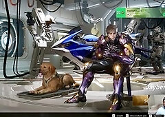 Extreme face fuck, internal ejaculation