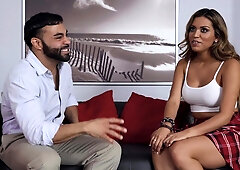 Delightful teen coquette arousing xxx video