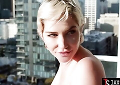 Breathtaking Hottie Skye Blue Enjoys Balcony Sex After Titjob