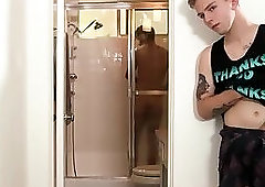 Twink stepson turns his camera on his scruffy stepdad