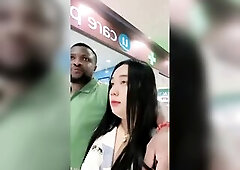 Cambodia chicks 1st time with ebony chap