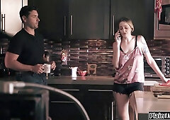 Stepdaddy Offer His Teens 18+ To Try Straight Sex For Once