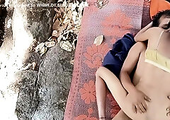 An Asian Girl Was Fuking Hard With Local Boyfriend In Jungle, Hardcore Outdoor Fucking