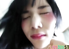 Look at this ladyboy here! That babe's tall, skinny, nice-looking, and willing to alt! By punk, I mean to suck and take my weenie inside of her c
