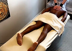 Black Guy Got Excited During Massage With New Masseur And Things Escalated