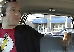 Hairy guy with a ponytail has his hole stretched like never before