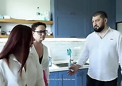 Whore Wife Oksana Katysheva and Her Spouse on the Set of a Hardcore Trio with Sexy Lelya Mult!