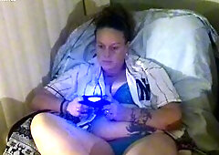 That babe Turns Me On Whilst Her Pants Are Getting Moist Whilst Playing Movie scene Games
