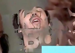 Hard interracial gay fuck bukkake