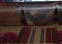 Crossdresser doing a trivute for sexy friends