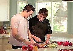 Calvin Banks getting fucked hard in bed by Jayden Marcos