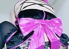 CD sissy Huge Dildo Solo Rabbit ipoyo