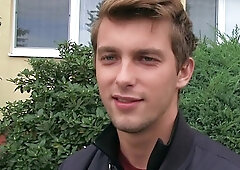 Amateur pretty boy gets rammed in the bum DEEPER