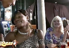 DANCING BEAR - A Bunch Of Concupiscent Sweethearts Gather In The Club To Get A Smack Of The Boy Stripper's Knob