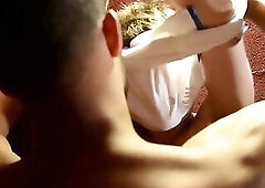 Sexual hide-and-seek games in sauna cabins