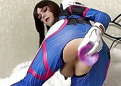 Dva From Overwatch Anal Masturbation
