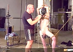 Mature DILF Sebastian Kane dominates bound red-haired twunk Avery Monroe