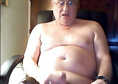 grandpa cum on cam and taste his cum 2