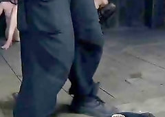 She begs for pain and gets it BDSM fetish porn