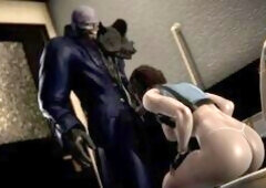 Resident Evil 3 Remake - Nemesis fucks Jill Valentine - 3D Porn