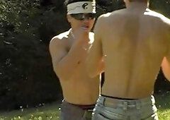 Outdoor F**k: Two Ripped Asian Men Get Busy