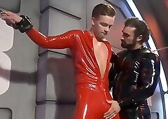 Latex Catsuit Superhero Captured and Fucked