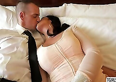 Hot shemale Chanel Santini in an anal fucking scene