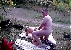 Bareback Gay Couple's Adventure at Birkensee Lake