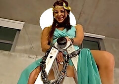 Sitting astride, many vids, ideal