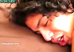 Interracial three buddies bareback sex blowjob