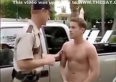 Cop busts naked navy boy