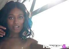 Black Teen 18+ Jahla Sexy Danced Totally Naked After Passion Striptease Action