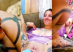 Inked Cuties Lesbo Fuckfest – Large Toys and All-Beauty Action
