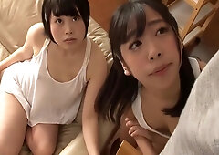 Three Luscious Japanese Girls Take Turns Fucking A Meat Pole