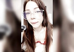 Amateur roleplay features shy emily's sensitive cunt