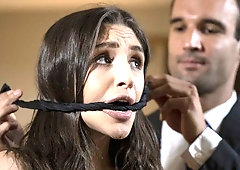 Outstanding dick riding with a cheating brunette Abella Danger