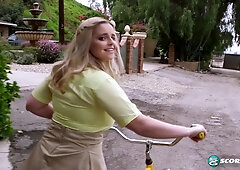 A babe & her bicycle