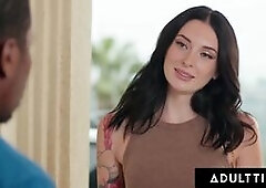 ADULT TIME - Charlotte Sins Pleases Desperate Hubby By Letting Him FUCK HER ASS For The First Time!