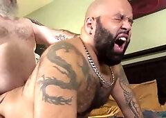 Obese bear Tony Marks raw breeds chubby black guy Brooklyn Bear