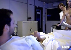 Erotic Threesome Hardcore With Young Brunettes Nikita Bellucci & Alexa Thomas Horny Threesome - Cumshot