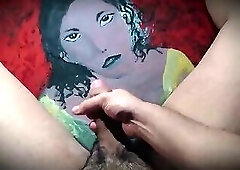 Fart - Number One - POV Masturbation Portrait Of A Penis Woman On Her Face And Rubs On Picture - In