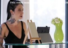 Rubs Liv Wilds Pussy In Steamy Interracial Massage