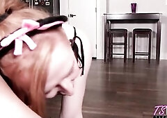 petgirl Shiri Allwood gets into the role and likes being a nice kitty. This super cute redhead has merry boobs with recent piercing for u to look at. 