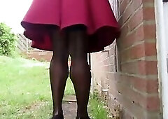 BlueGirl70 Windy Panties Exposure