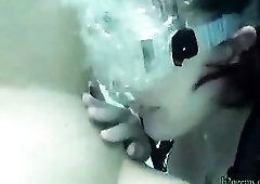 Underwater scuba muff diving