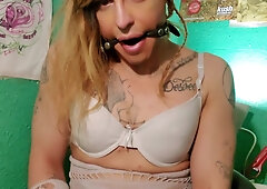 Ultra-cute transsexual masterbating MsAlinaTv