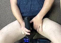 Vibing Rubdown Instrument like Theragun makes me SPUNK so rock hard