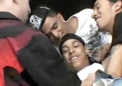 Crazy male in incredible blowjob, group sex gay porn movie