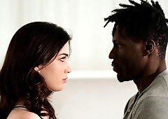 Cute white doll Evelyn Claire screwed by a massive black sausage