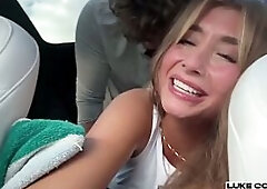 Hawt Lily Phillips Banging Luke Cooper In Self Driving Tesla